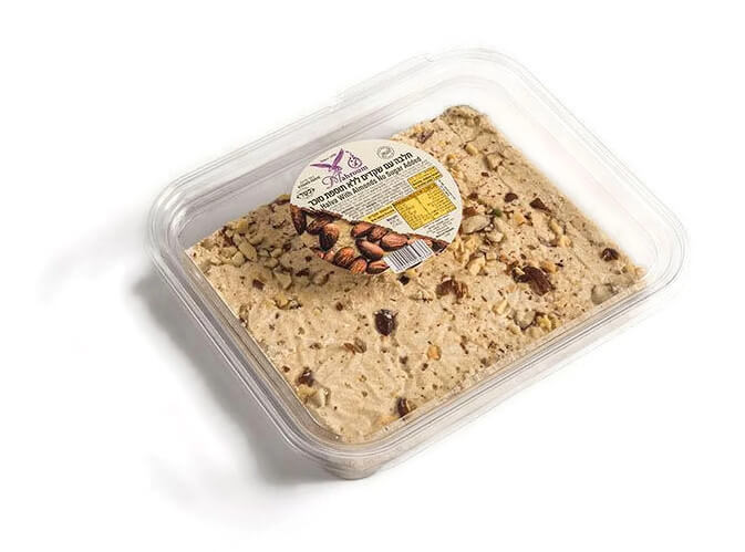 حلاوة بحشوة لوز بدون سكر