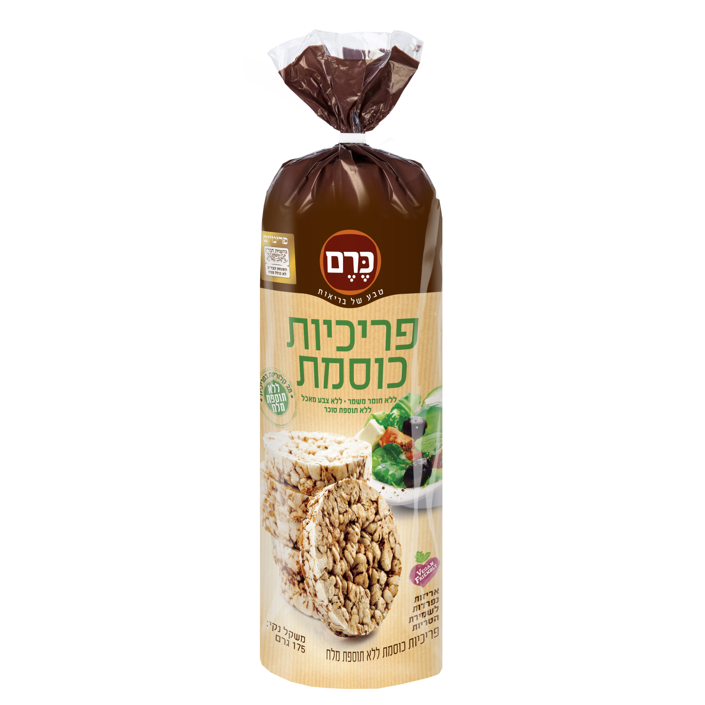 7290013329318 פריכות כוסמת (ללא מלח) – תמונה 1